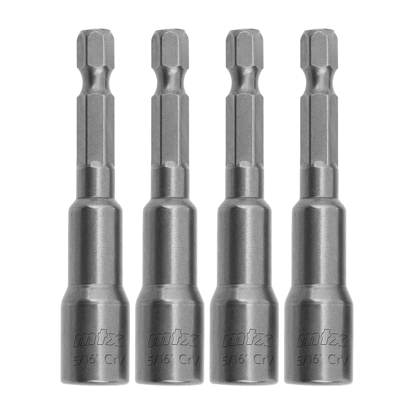 SOQUETE MAGNETICO, PARA PARAFUSADEIRA D 5/16 POL - L 65 MM, 5 PCS//MTX