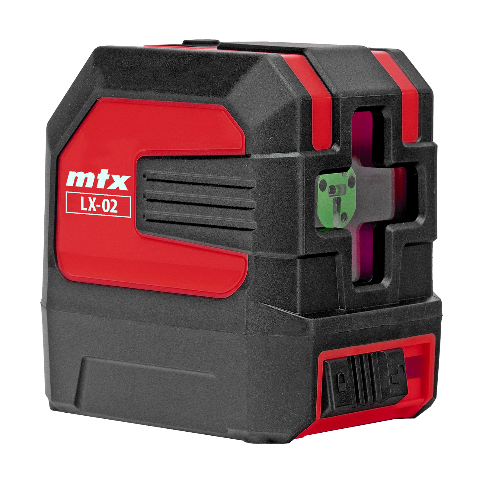 NIVEL DO LASER LX 02, VERMELHO, ROSCA 1/4, 635 NM, 20M, 1PC // MTX