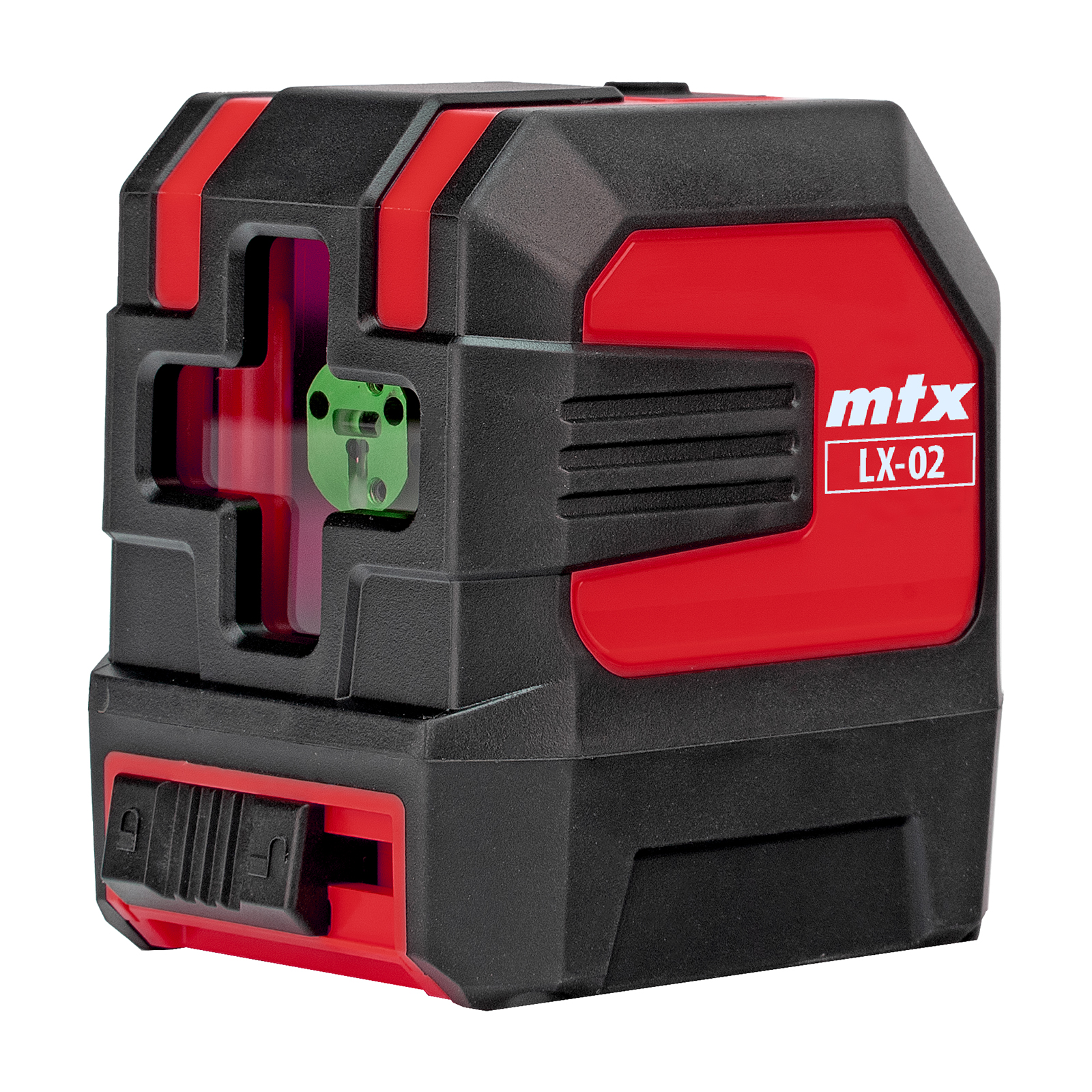NIVEL DO LASER LX 02, VERMELHO, ROSCA 1/4, 635 NM, 20M, 1PC // MTX