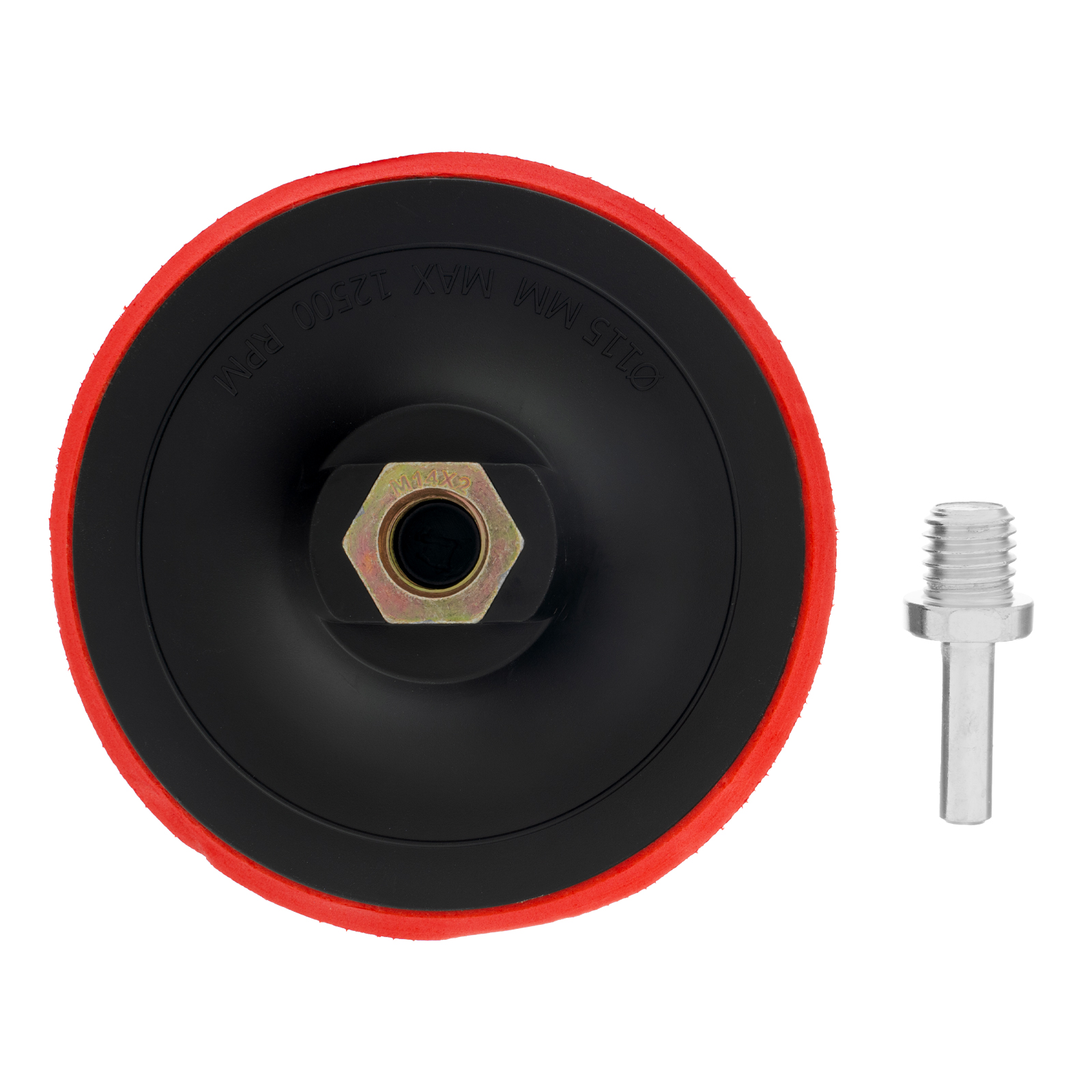 SUPORTE PARA DISCO DE LIXA COM VELCRO, ADAPTADOR ROSCA M14 PARA