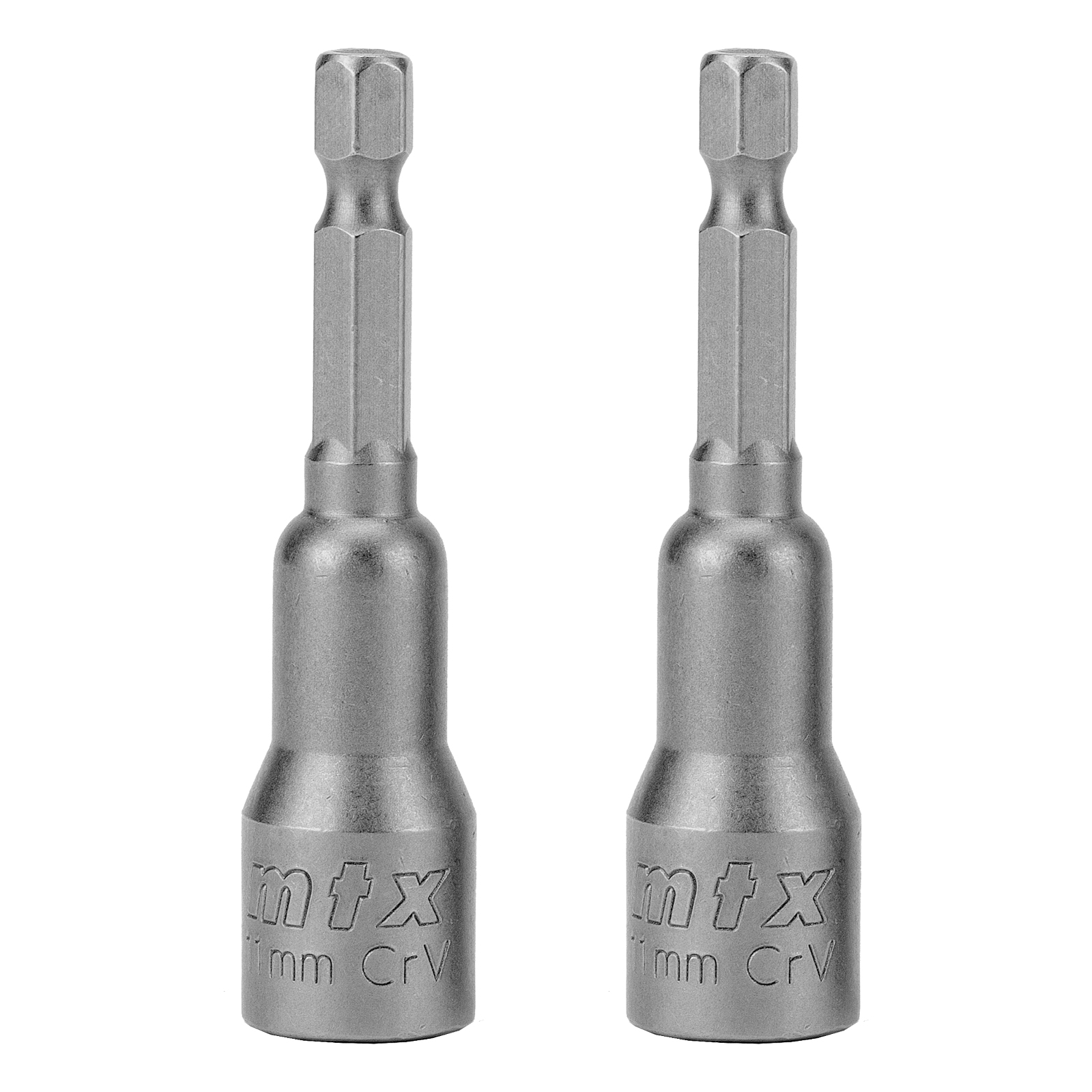 SOQUETE MAGNETICO PARA PARAFUSADEIRA D 11 MM - L 65 MM 2PC//MTX