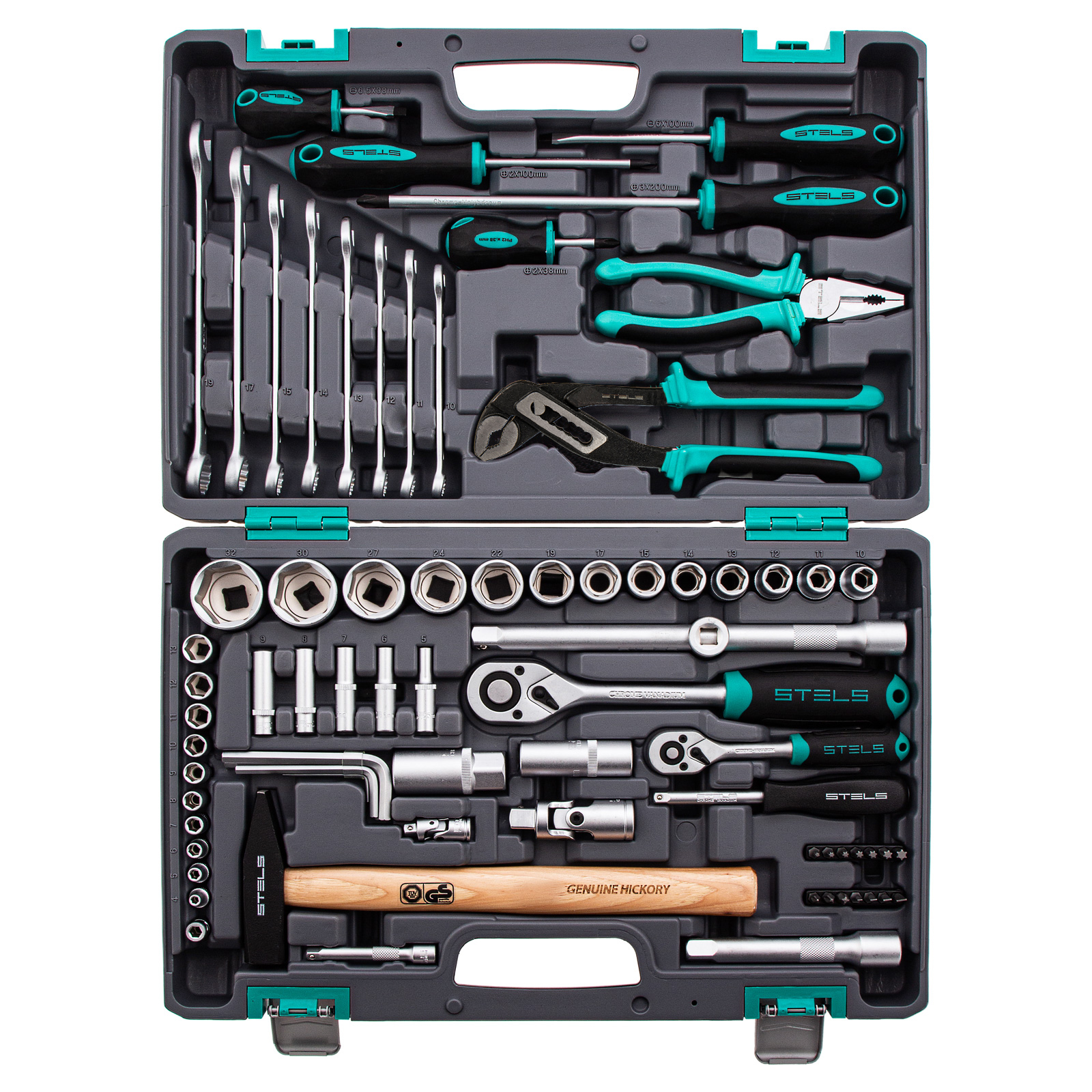 R7170Di2セット JOGO DE FERRAMENTAS, SOQUETES ENCAIXE 1/2POL. E ENCAIXE 1/4POL